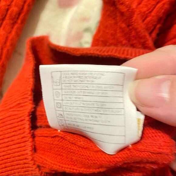 Vintage Pringle Cable Knit Cardigan Sweater Womens Size 14 Scotland sz 44 - Picture 6 of 7